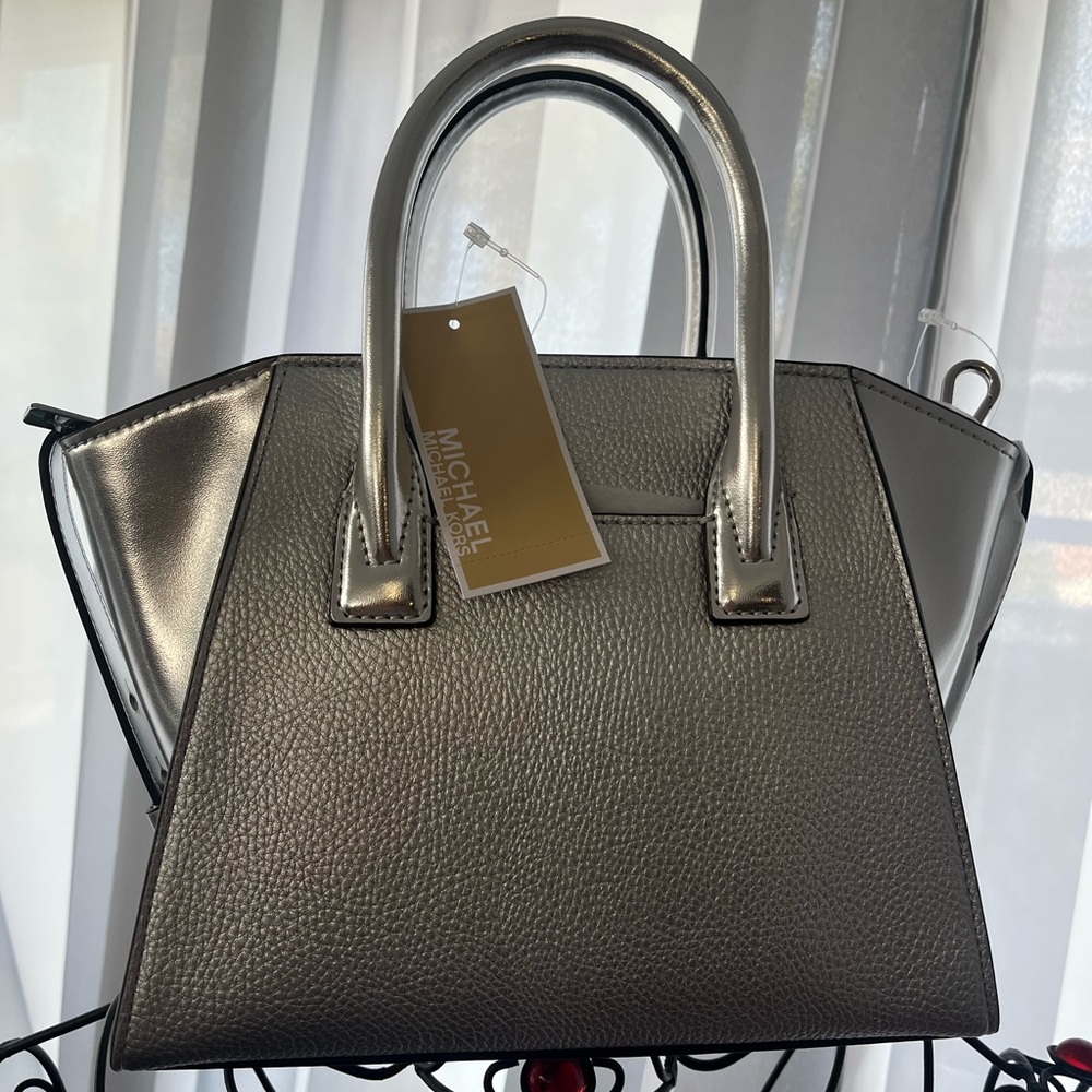 Michael Kors Silver Mini Bag - Picture 2 of 11